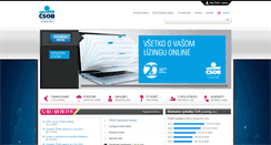 Desktop Screenshot of csobleasing.sk